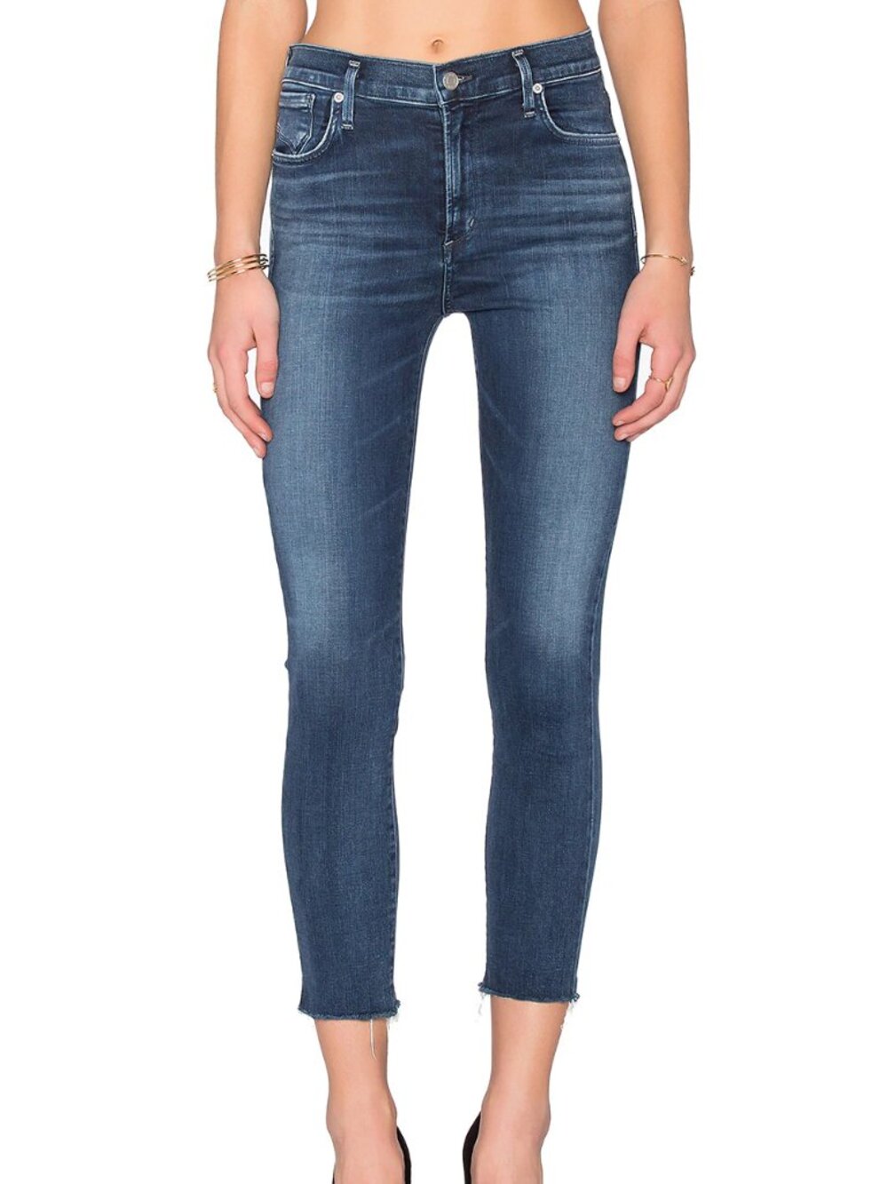 AGOLDE Sophie High Rise Skinny Crop